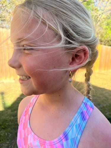 Customer photo review of Pink Tulip Charms