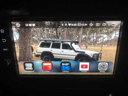 Customer photo review of 7" PVS Universal Multimedia Wireless CarPlay/Android Auto Headunit