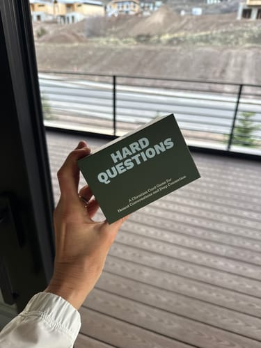 Customer photo review of Hard Questions: Christian Game