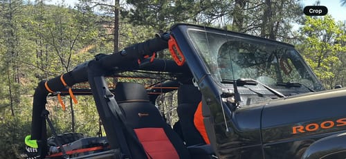 Customer photo review of CMM Offroad TJ/LJ/YJ Billet Front Grab Handles (1987 - 2006)