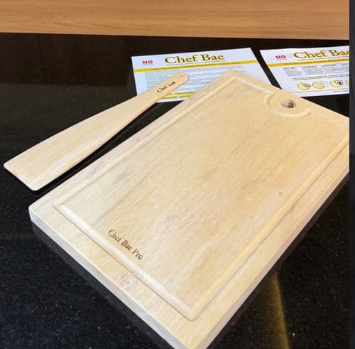 Customer photo review of Chef Bae Pro - Tamarind Wood High Density Cutting Board