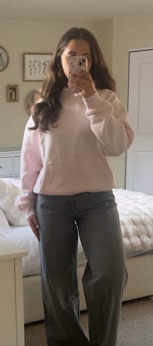 Customer photo review of Classic Hoodie (shell pink)