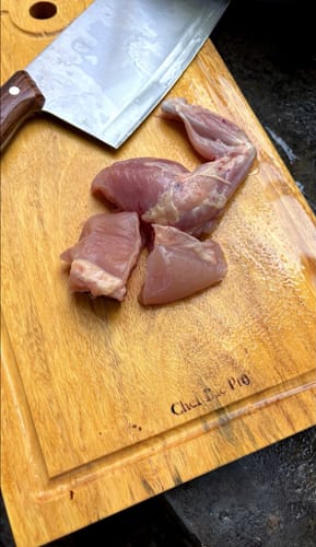 Customer photo review of Chef Bae Pro - Tamarind Wood High Density Cutting Board