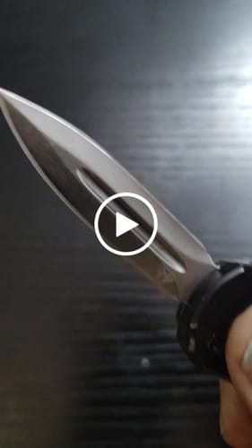 Customer video review of VT Black Rocket Mini OTF Knife