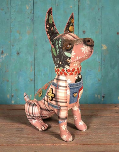 Customer photo review of "True Blue" Australian Cattle Dog PDF Pattern Approx 45cm seated