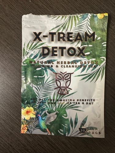 Customer photo review of X-TREAM DETOX TEA (GOOD NIGHT BLEND) 1 BAG 30 DAY SUPPLY ( STRONGER VERSION ) TROPICAL 30 DAY SUPPLY