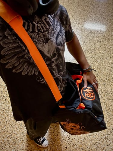 Customer photo review of Dragon Duffle Bag