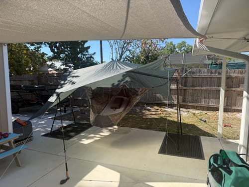 Customer photo review of Cricket 2.0 Hammock Stand (Regular)