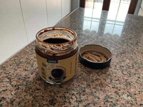 Customer photo review of KETOCIOK 250G CREMA SPALMABILE NOCCIOLE IGP E CACAO SENZA ZUCCHERO