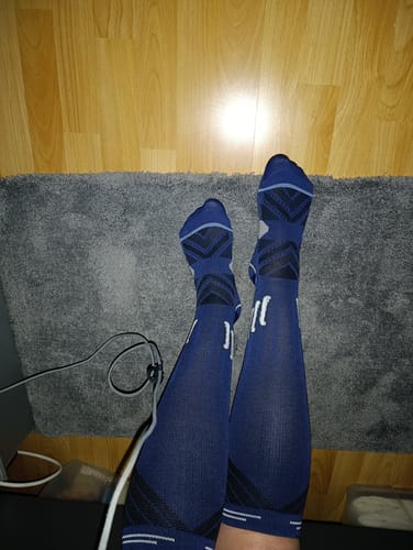 Kundenbewertung mit Foto zu Kompressionssocken Sport