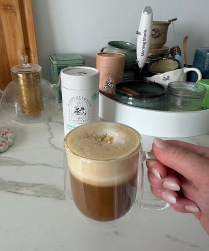 Customer photo review of White Chocolate Bone Broth Powder