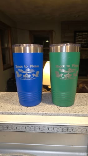 Customer photo review of (12) 20 oz. Custom Engraved Tumblers