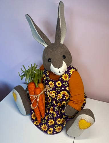 Customer photo review of Memory Bunny PDF Pattern