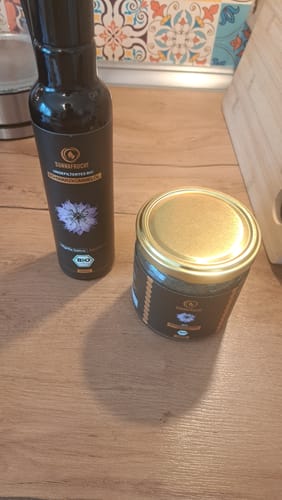 Customer photo review of Bio Schwarzkümmel in Blütenhonig | 500g