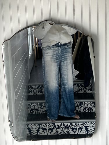 Customer photo review of Ella Sweatpant Jeans