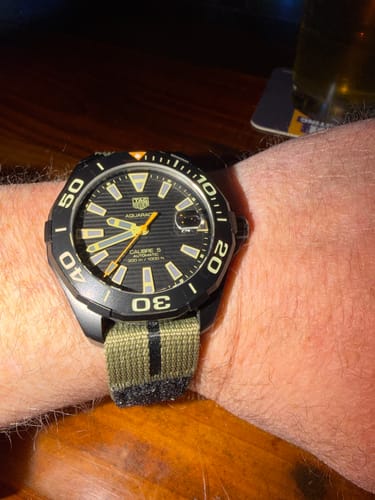 Customer photo review of Glomar Explorer - Hook & Loop Strap Striped
