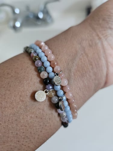 Customer photo review of Rainbow Tourmaline Bracelet Mini