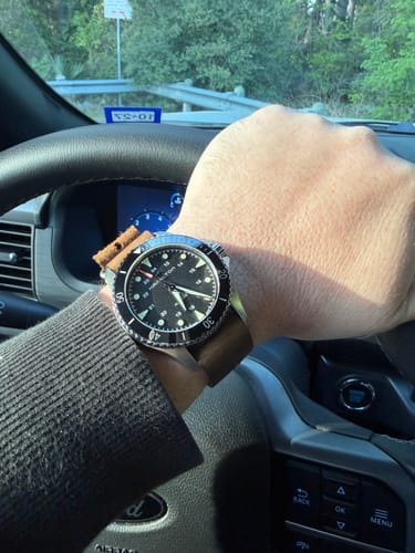 Customer photo review of W.O.E. Leather Single Pass Strap