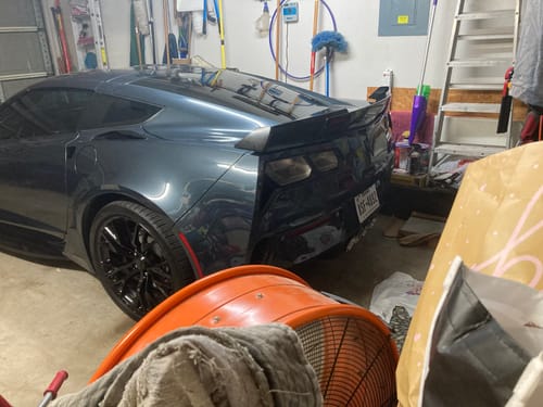 Customer photo review of Corvette C7 Stage 3 Rear Spoiler W/ Wickerbill Extension