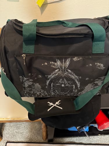 Customer photo review of Rumbling Duffle Bag