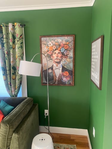 Customer photo review of Victorian Gentleman No2 Print