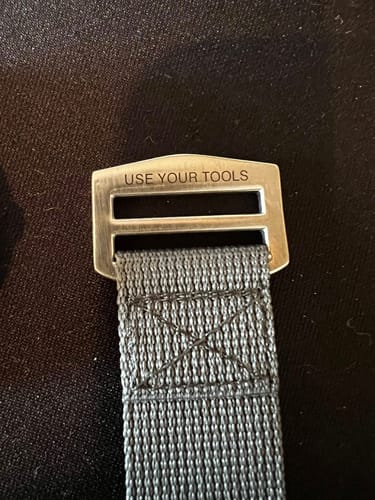 Customer photo review of Glomar Explorer - Hook And Loop Watch Strap