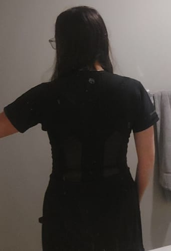 Customer photo review of Posture Shirt For Women - Zipper