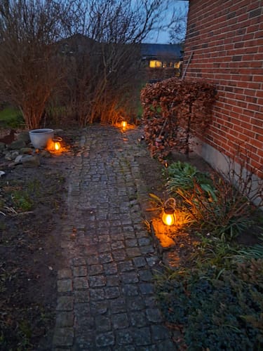 Customer photo review of Glødflamme – lanternen med den evige flamme