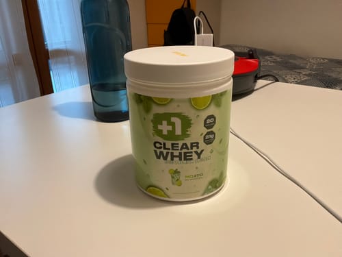 Customer photo review of +1© PREMIUM CLEAR WHEY PROTEIN (500g)