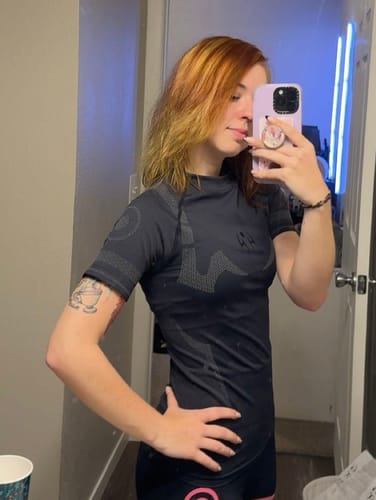 Customer photo review of King of Curses Compressions Tee
