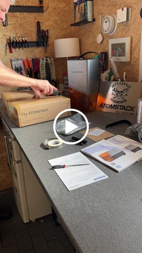 Customer video review of AtomStack CV1 Cleaner Kit
