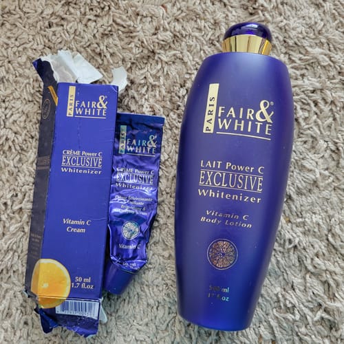 Customer photo review of Face and Body Antioxidant Exclusive Combo