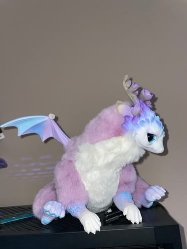 Customer photo review of Crystalbloom Dragon — Purple