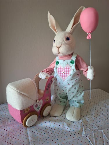 Customer photo review of White Rabbit PDF Pattern Approx 41 cm Standing