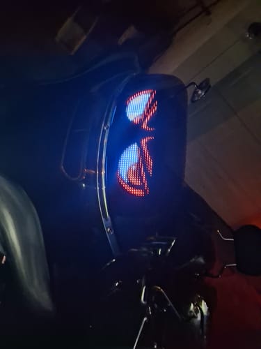 Customer photo review of Moto Eyes - Animated Moto Eyes