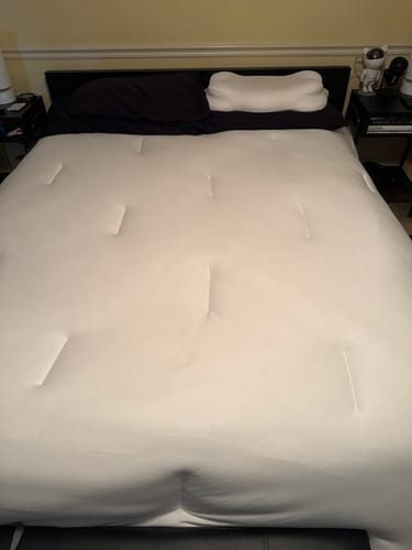 Customer photo review of MarshMellow Comforter