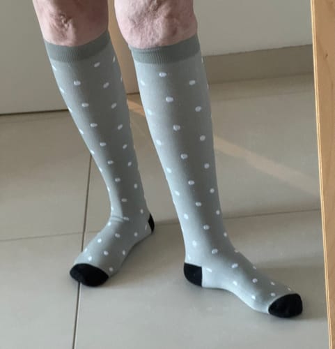 Kundenbewertung mit Foto zu Kompressionssocken Original