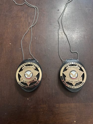 Customer photo review of Customizable Badge BA26