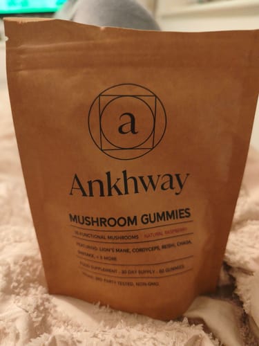 Customer photo review of Mushroom Gummies