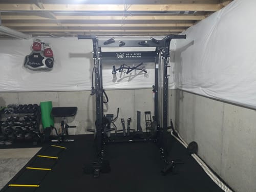 Customer photo review of Major Fitness F22 All-In-One Home Gym Power Rack