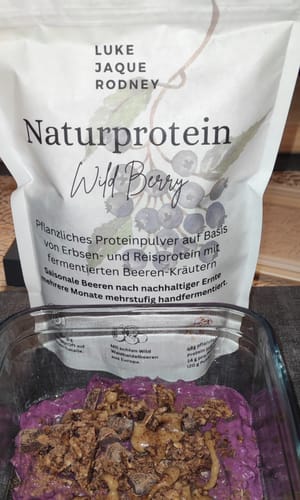 Customer photo review of Naturprotein | Wild Berry