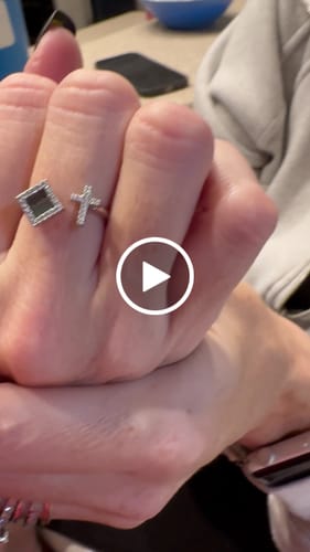 Customer video review of Cross Bible Ring