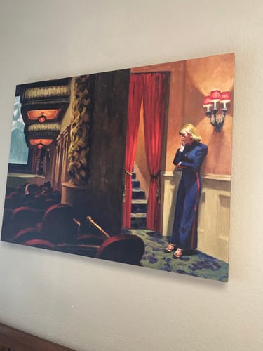 Customer photo review of New York Movie 1939 by Edward Hopper