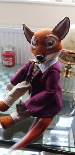 Customer photo review of Robin Hood Art Doll PDF Pattern Approx 30cm Seated