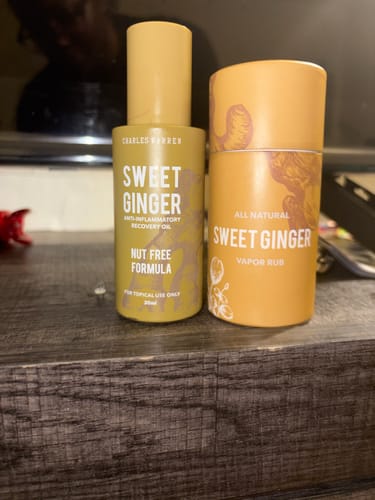Customer photo review of Sweet Ginger Vapor Rub Stick