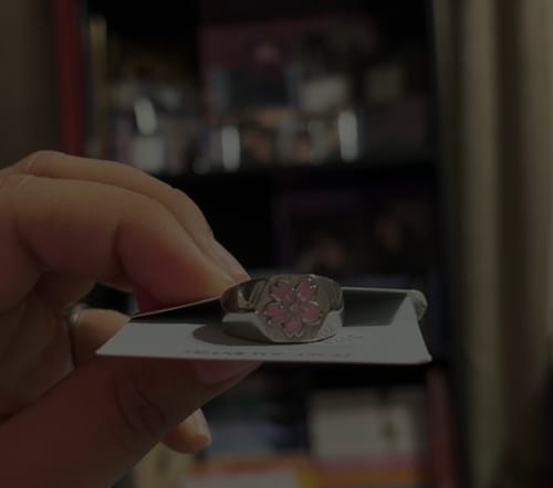 Customer photo review of Spring Day Signet Ring