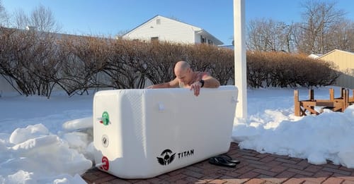 Customer photo review of Arctic Triumph Cold Plunge Tub + Chiller Bundle