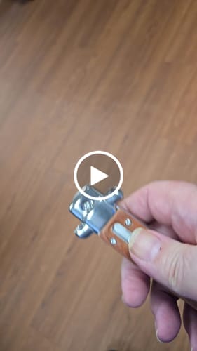 Customer video review of VT Don Italian Stiletto OTF (Wood)