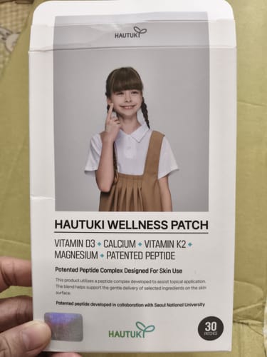 Customer photo review of HAUTUKI Wellness Patch - 1 Month Supply (1Box)