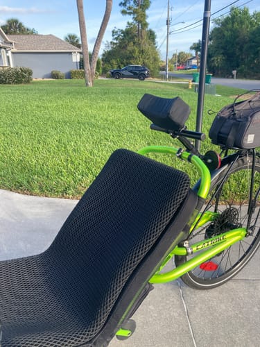 Customer photo review of Catrike Neckrest Kit